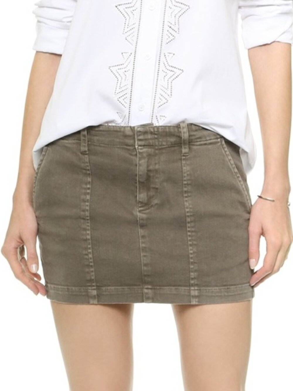 Nili Lotan Moto Mini Skirt 8